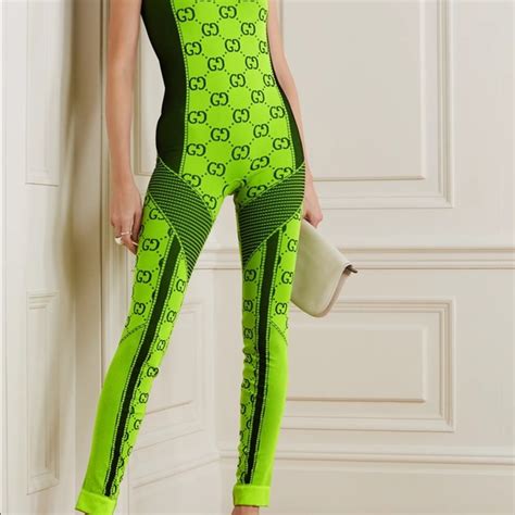 lime green gucci jumpsuit|gucci jumpsuit cheap.